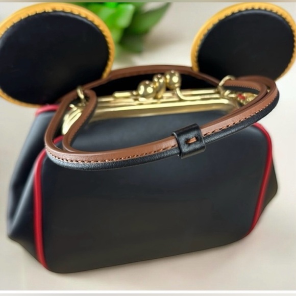 Coach Handbags - Coach New Black and Red Mickey Mouse Shoulder Bag